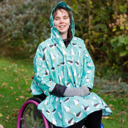 Regenponcho Jugendliche für Rollstuhl/Rehabuggy